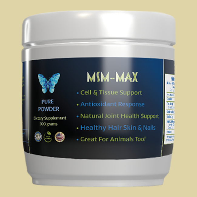 MSM-MAX Bulk Powder 500gm (1.1 lb) Made in The USA! - Click Image to Close